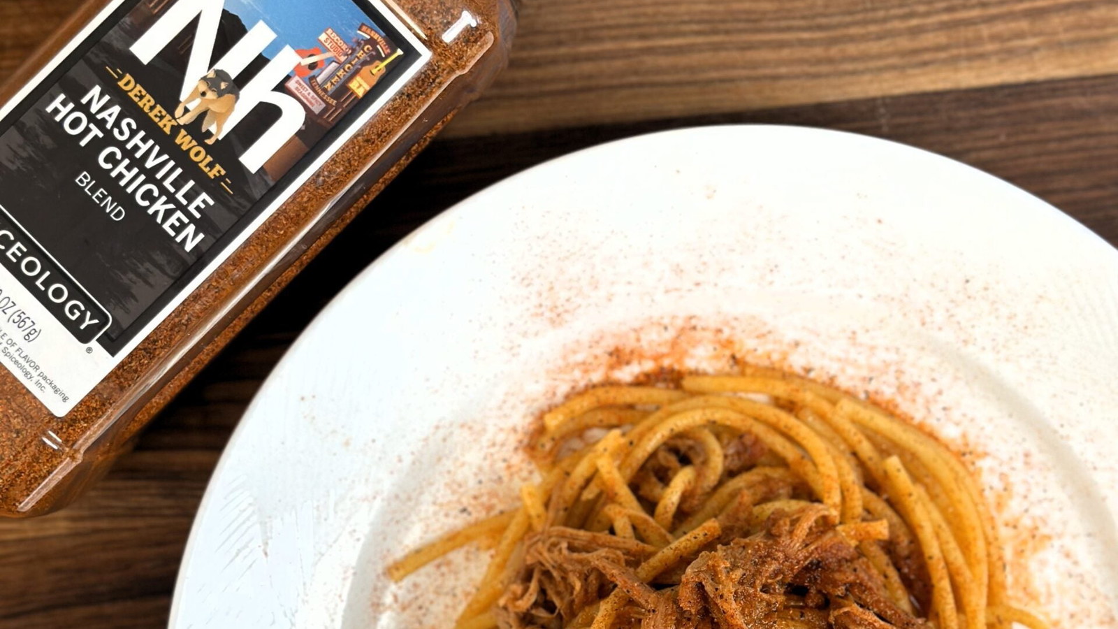 Image of Memphis-Style BBQ Spaghetti with Nashville Hot Pulled Pork