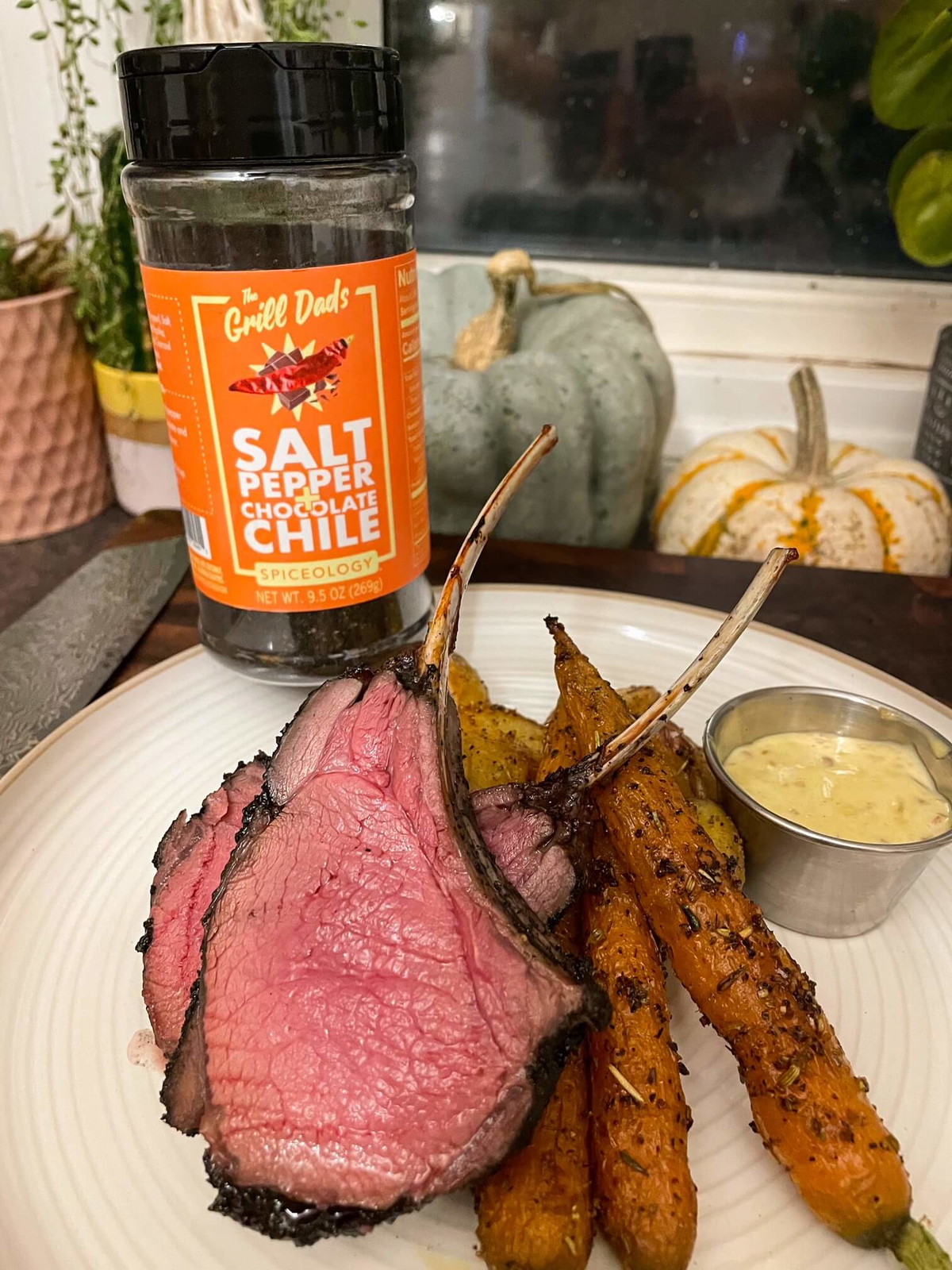 Salt Pepper + Chocolate Chile Roasted Venison