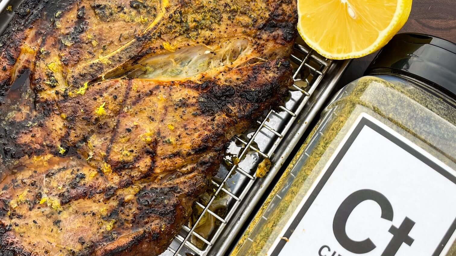 Image of Citrus Herb Grilled Pork Steak