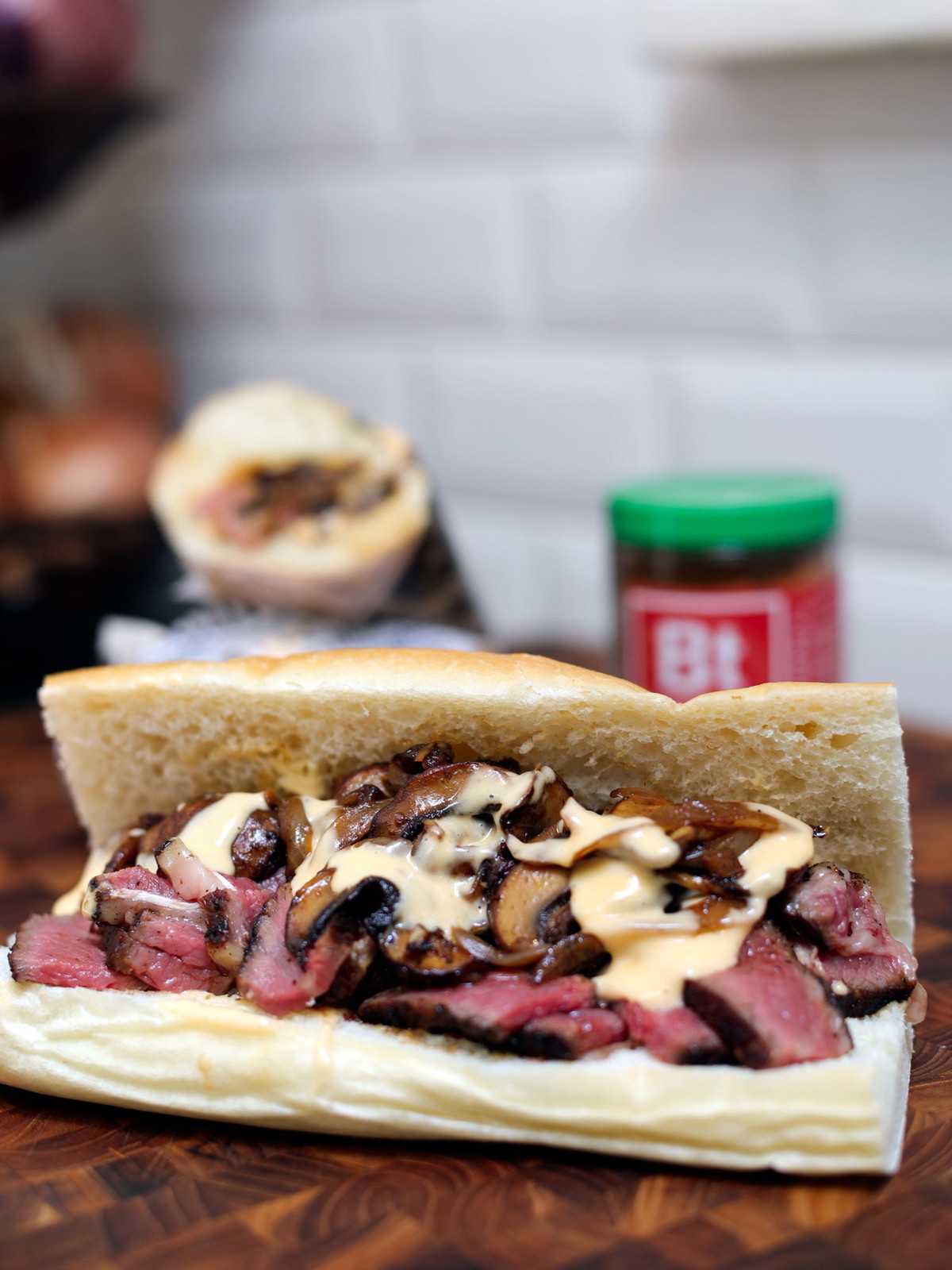Black Truffle Sriracha Cheesesteak
