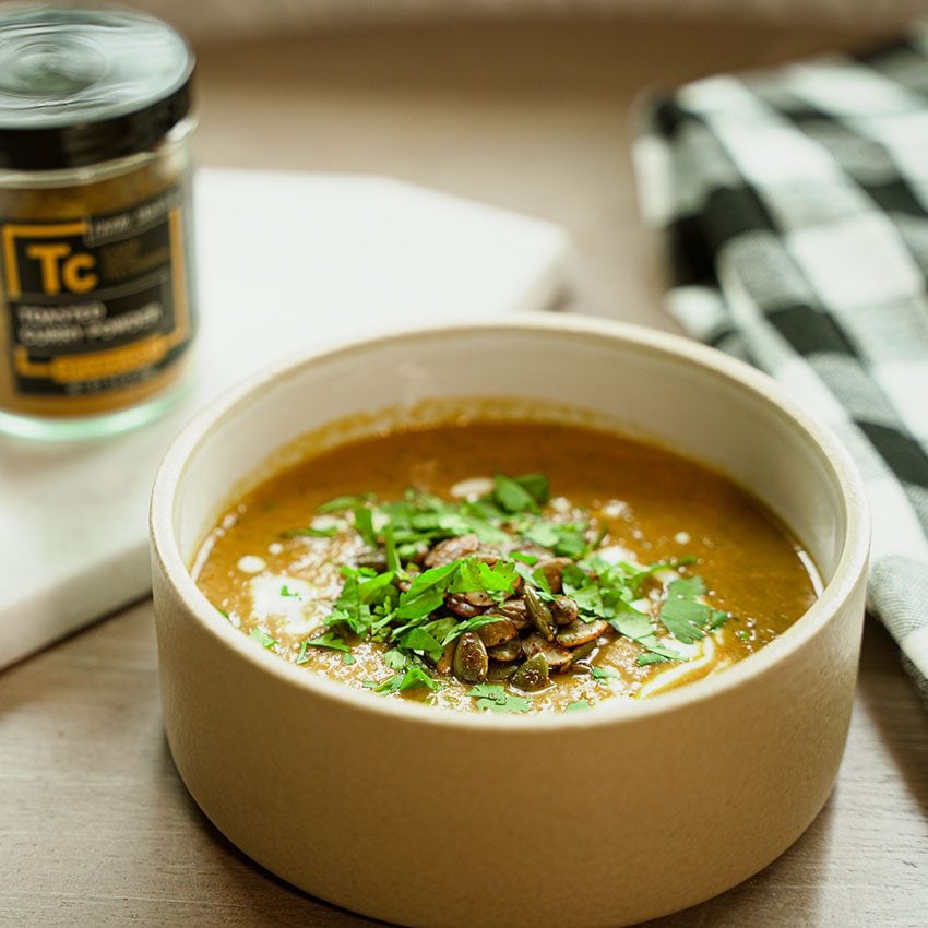Coconut Curry Summer Squash Soup
