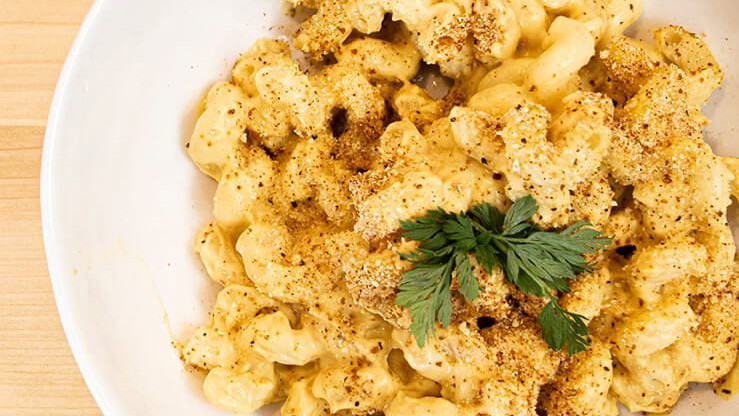 Image of Spicy Vegan Mac and Cheese