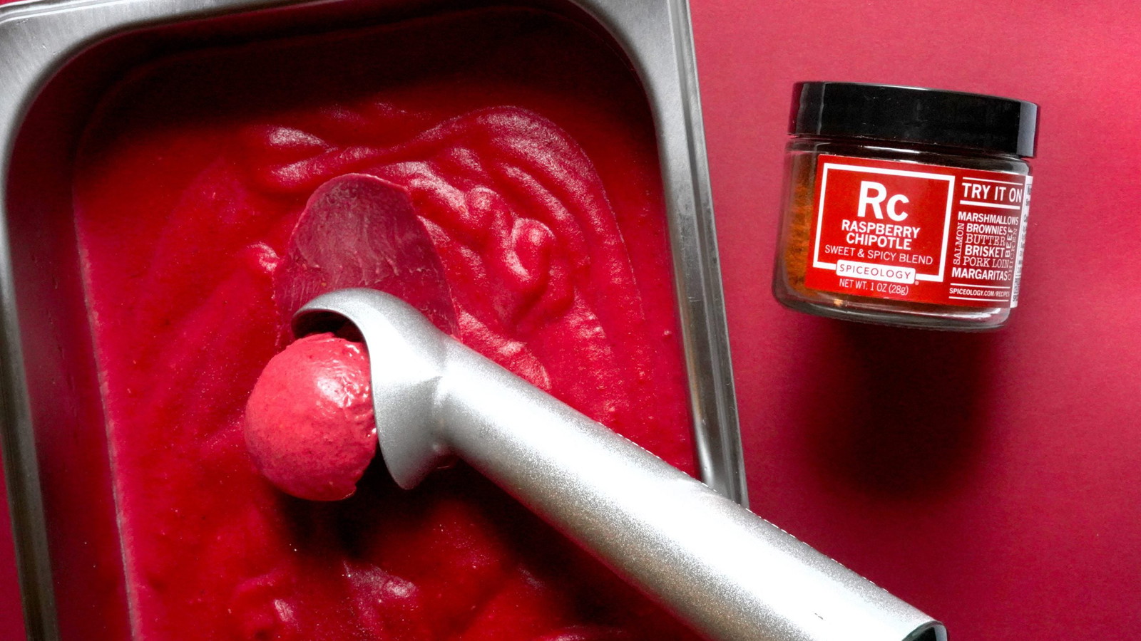 Image of Raspberry Chipotle Sorbet