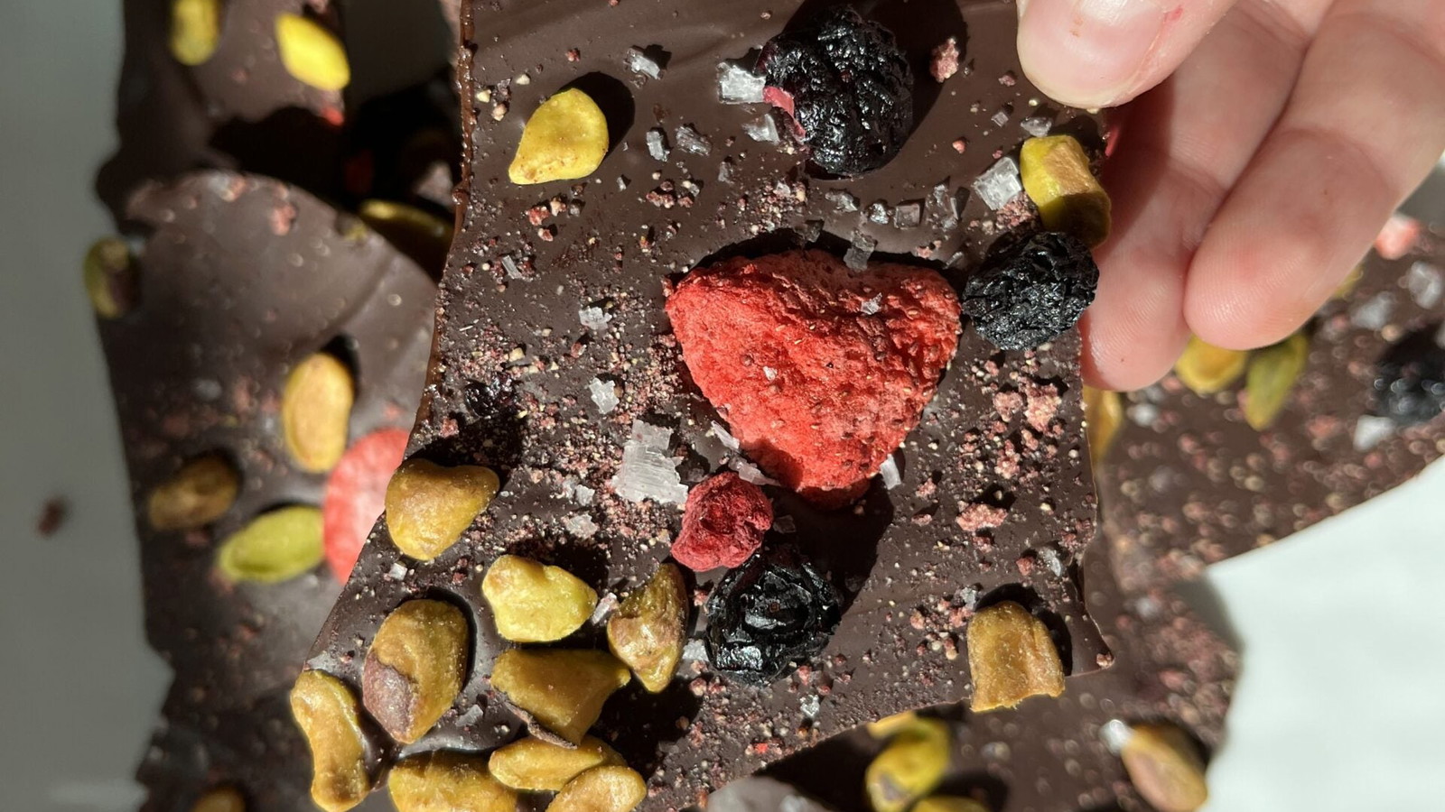 Image of Next Level Blackberry Balsamic Chocolate Bark