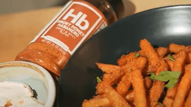 Image of Quick Smoky Honey Habanero Sweet Potato Fries