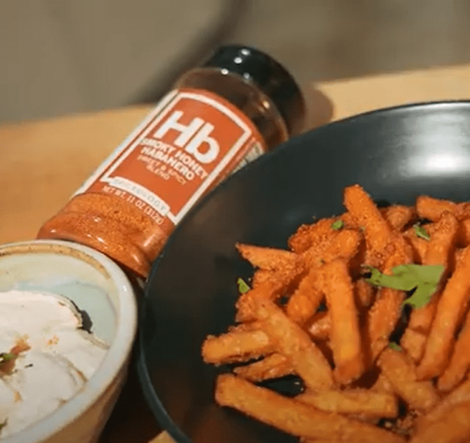 Smoky Honey Habanero Sweet Potato Fries