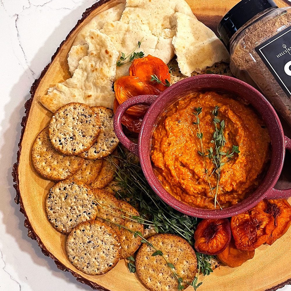 Smashing Salmon Grilled Eggplant Caviar