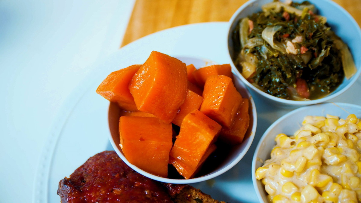 Harissa Sweet Potatoes