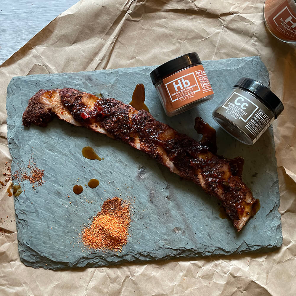Cowboy Crust Pork Loin with Honey Habanero Glaze