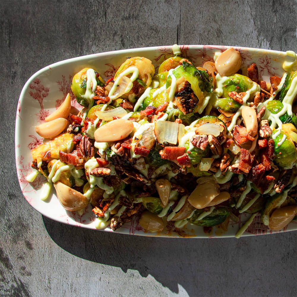 Flavor Hog Sweet Chili Brussels Sprouts