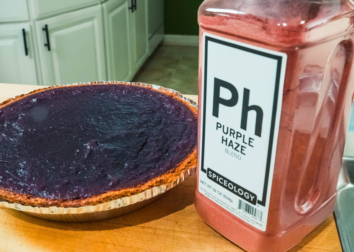 Purple Haze Sweet Potato Pie