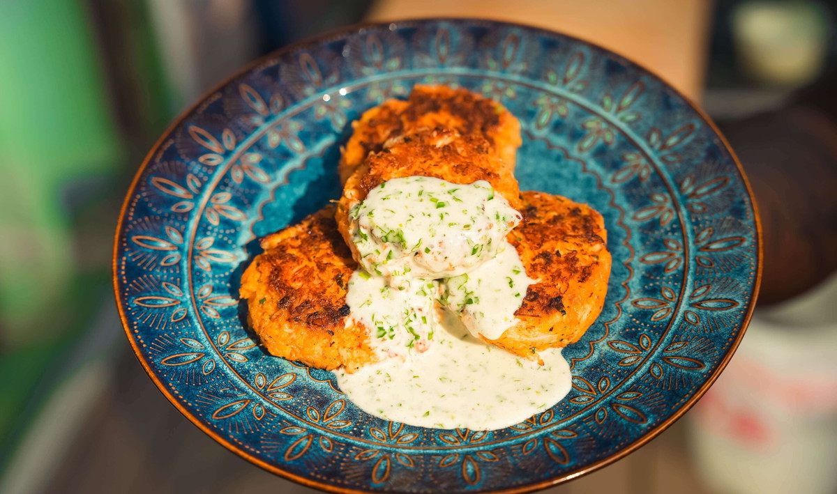 Korean BBQ Crab Cakes