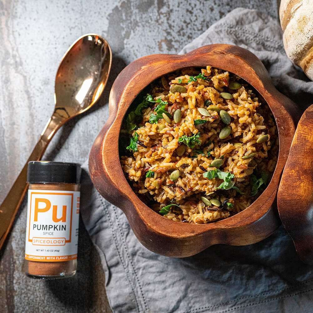 Brown Butter Pumpkin Spice Wild Rice