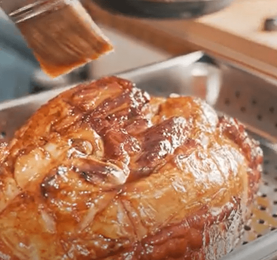 Smoky Honey Habanero Glazed Ham