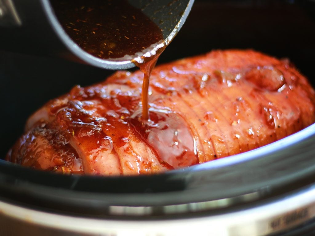 Black Magic Slow Cooked Cajun Apricot Ham