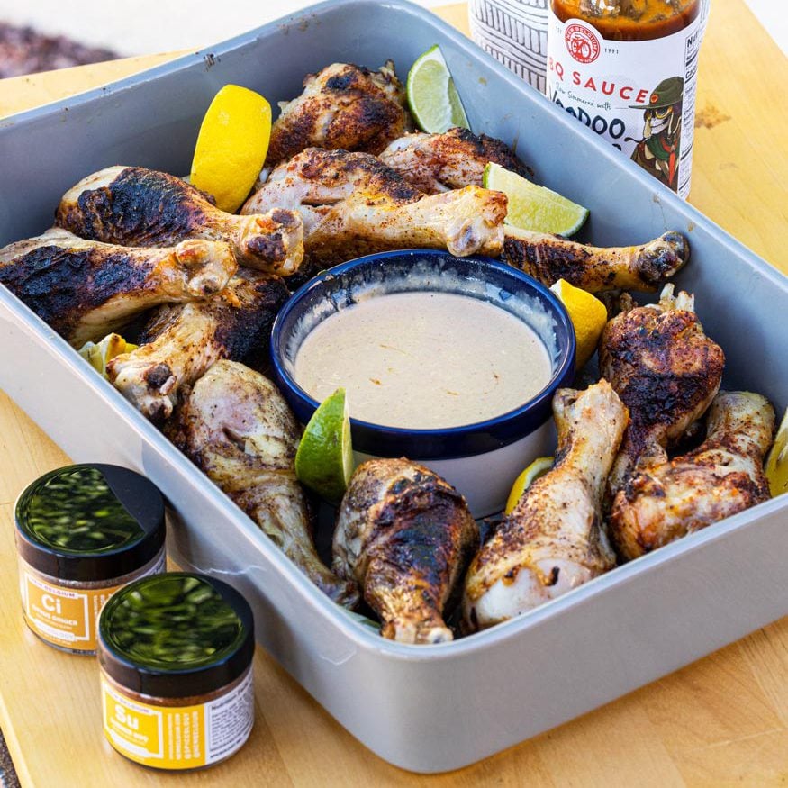 New Belgium Summer BBQ Grilled Chicken Drumsticks
