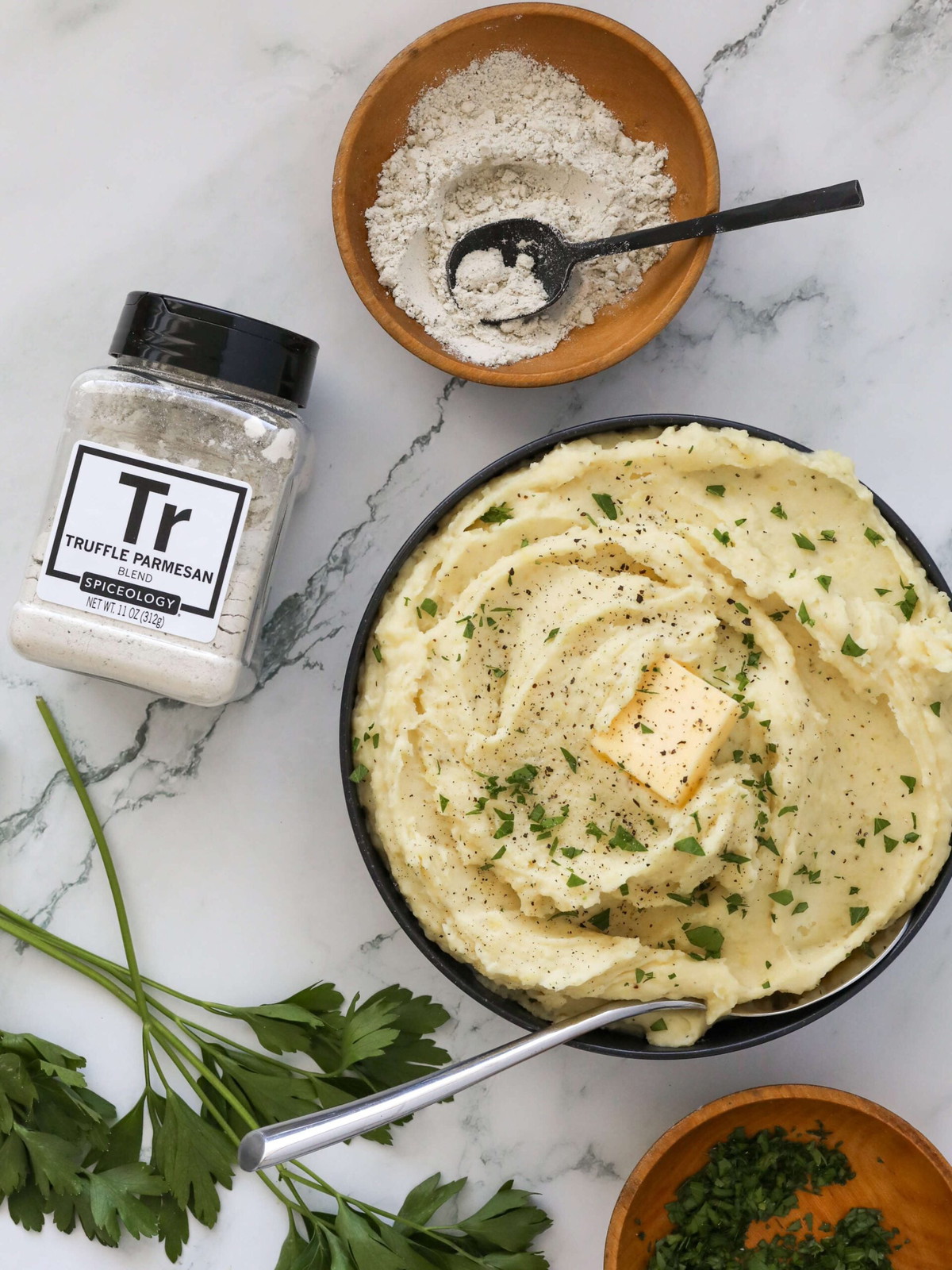 Truffle Parmesan Creamy Mashed Potatoes