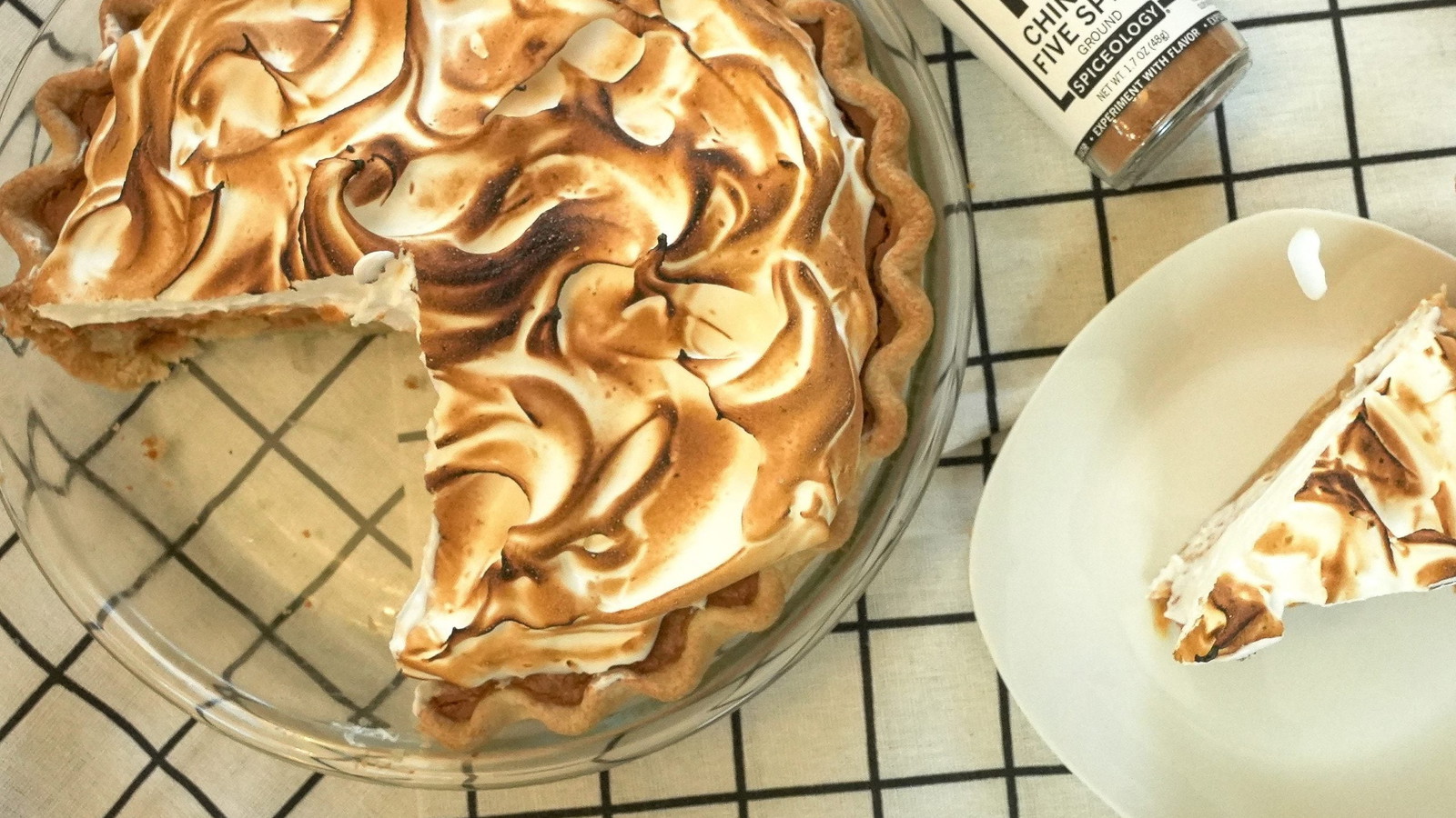 Image of Chinese 5 Spice Pumpkin Meringue Pie