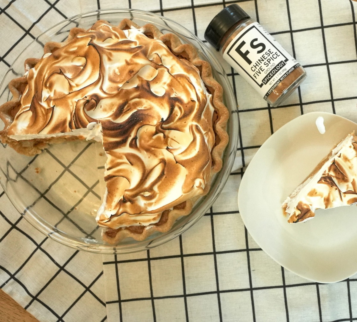 Chinese 5 Spice Pumpkin Meringue Pie