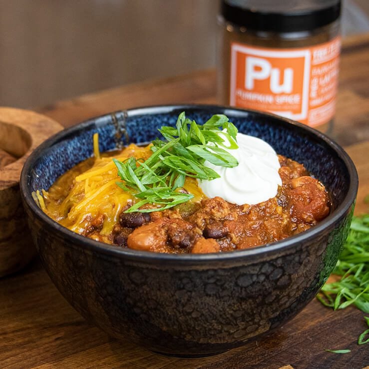 Pumpkin Spice Turkey Chili