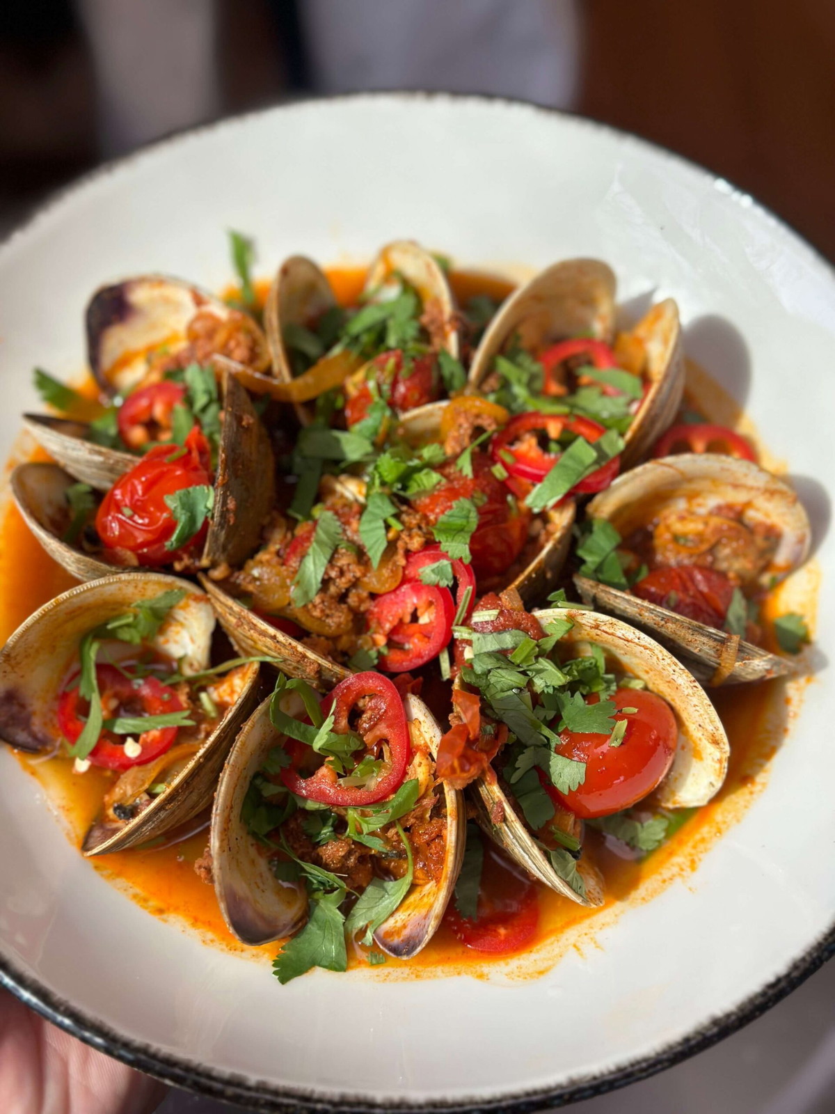 Achiote Chorizo & Clams