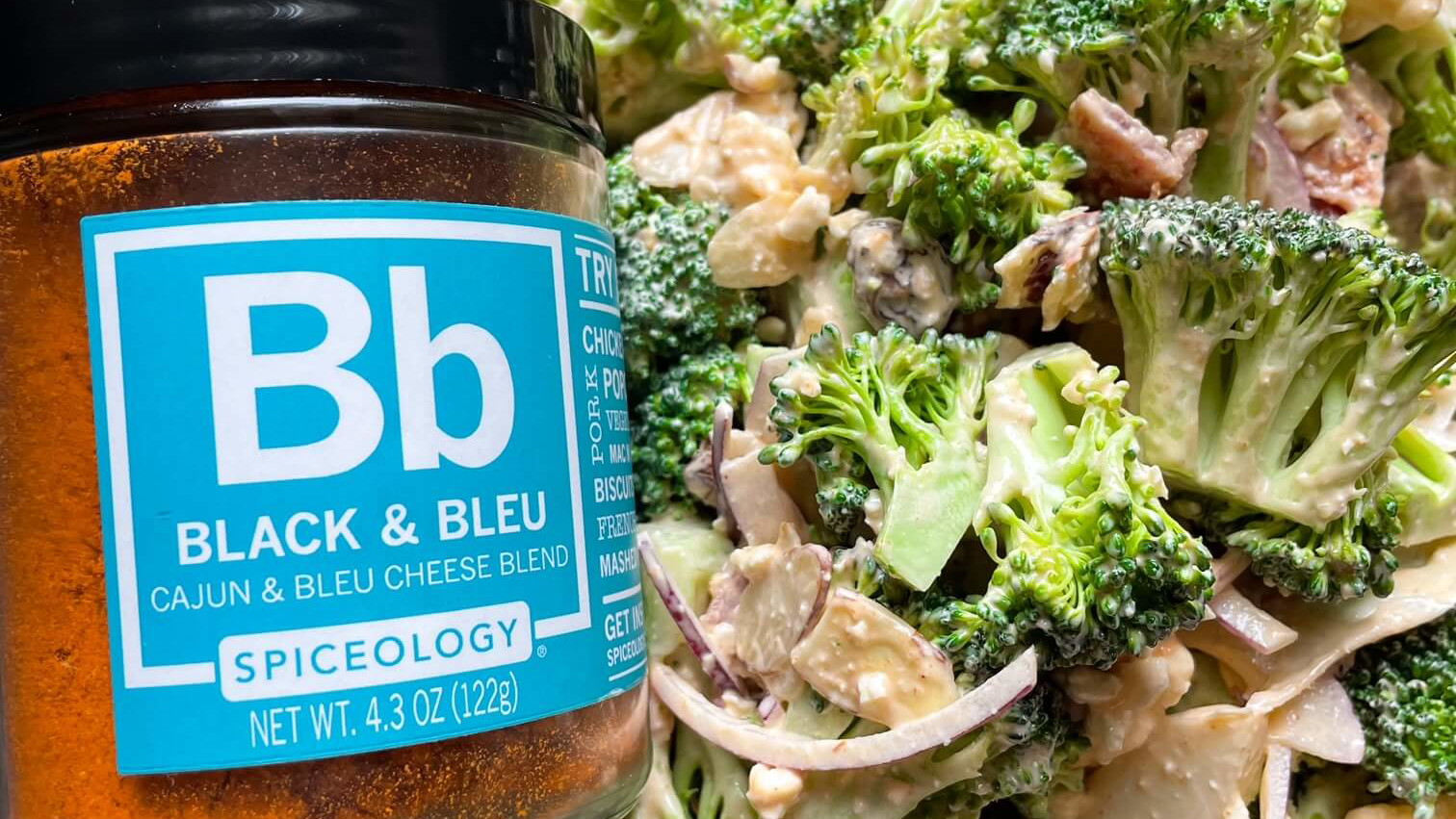 Image of Black & Bleu Bacon Broccoli & Cauli Salad