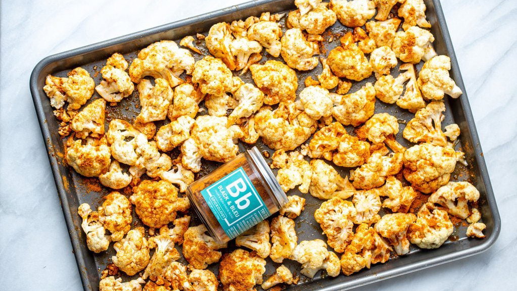 Image of Black and Bleu Roasted Cauliflower