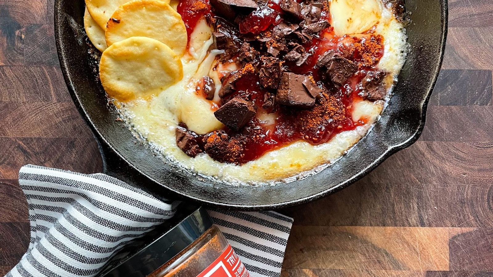 Image of Raspberry Chipotle Baked Brie