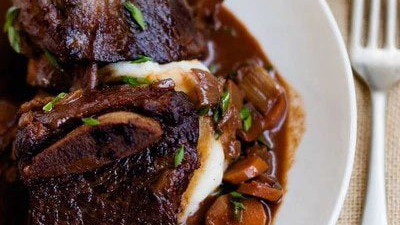 Image of Raspberry Chipotle Braised Short Ribs