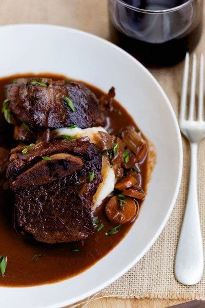 Raspberry Chipotle Braised Short Ribs