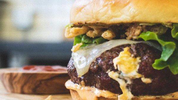 Image of Greek Freak Jalapeño Popper Burger