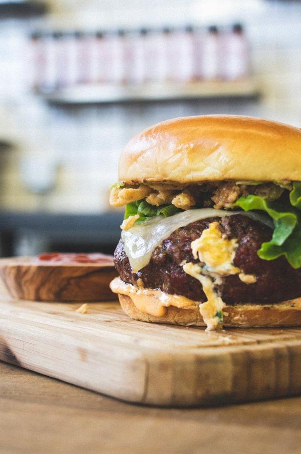 Greek Freak Jalapeño Popper Burger
