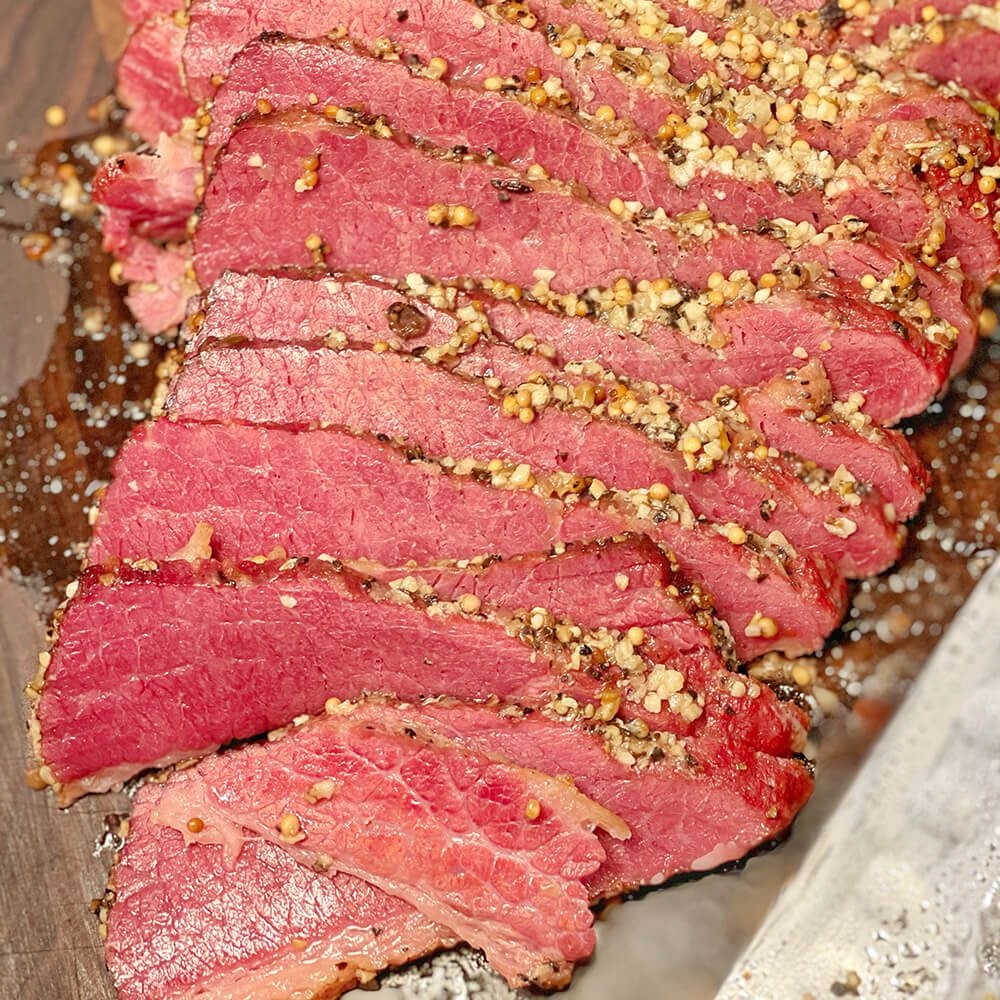 Garlic Junkie Smoked Corned Beef
