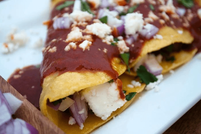 Chile Margarita Street Enchiladas