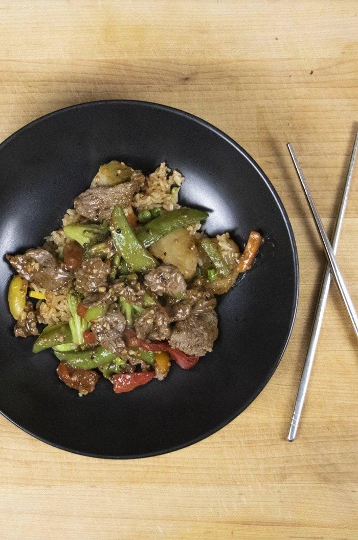 Steak and Bake Stir Fry