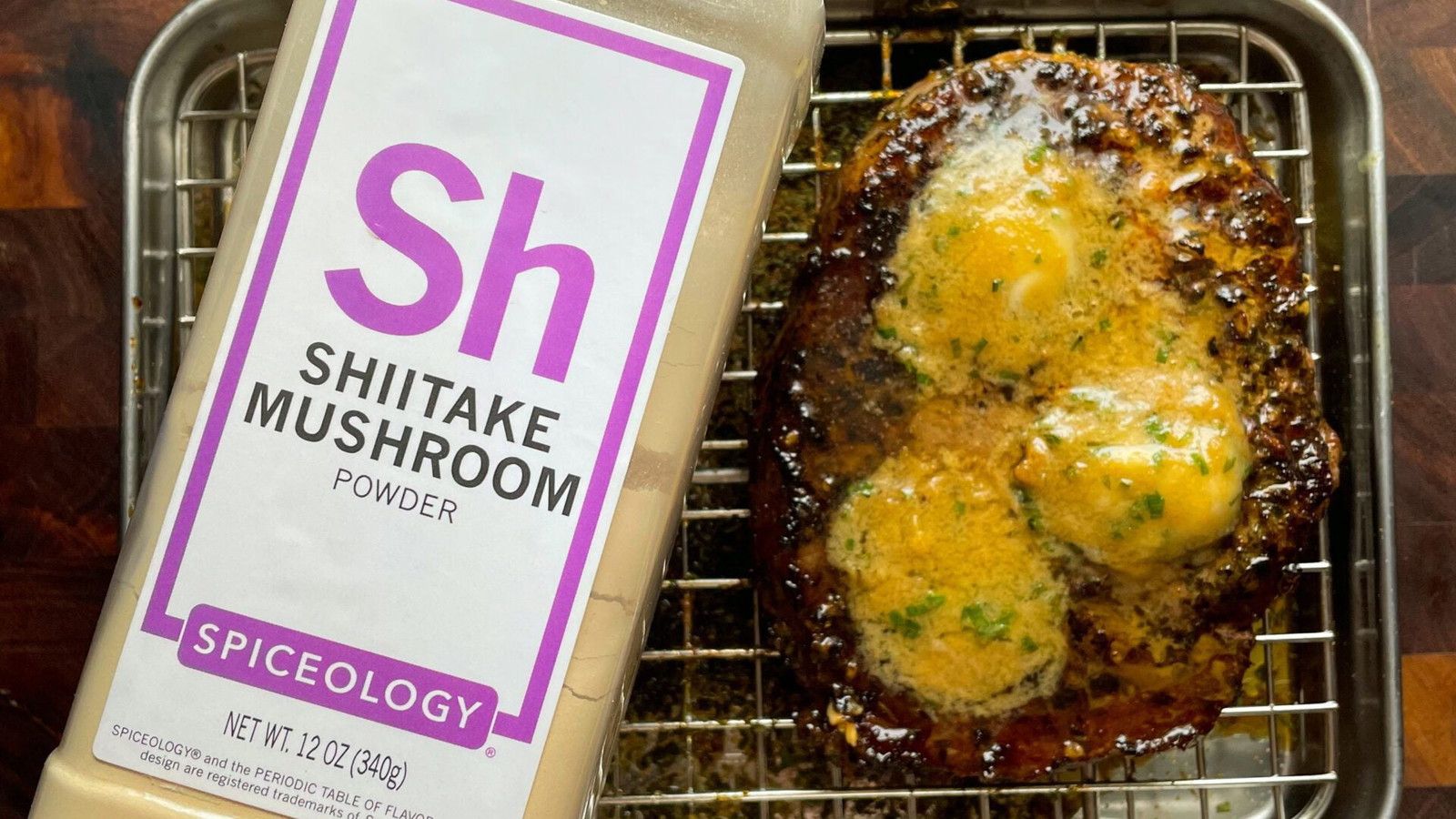 Image of Miso Shiitake Mushroom Compound Butter