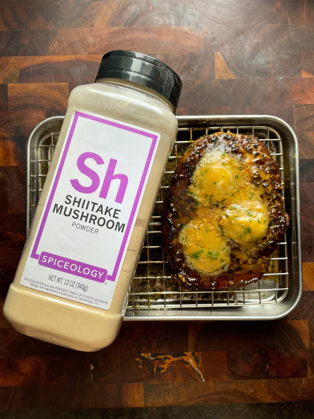 Shiitake Mushroom Miso Compound Butter