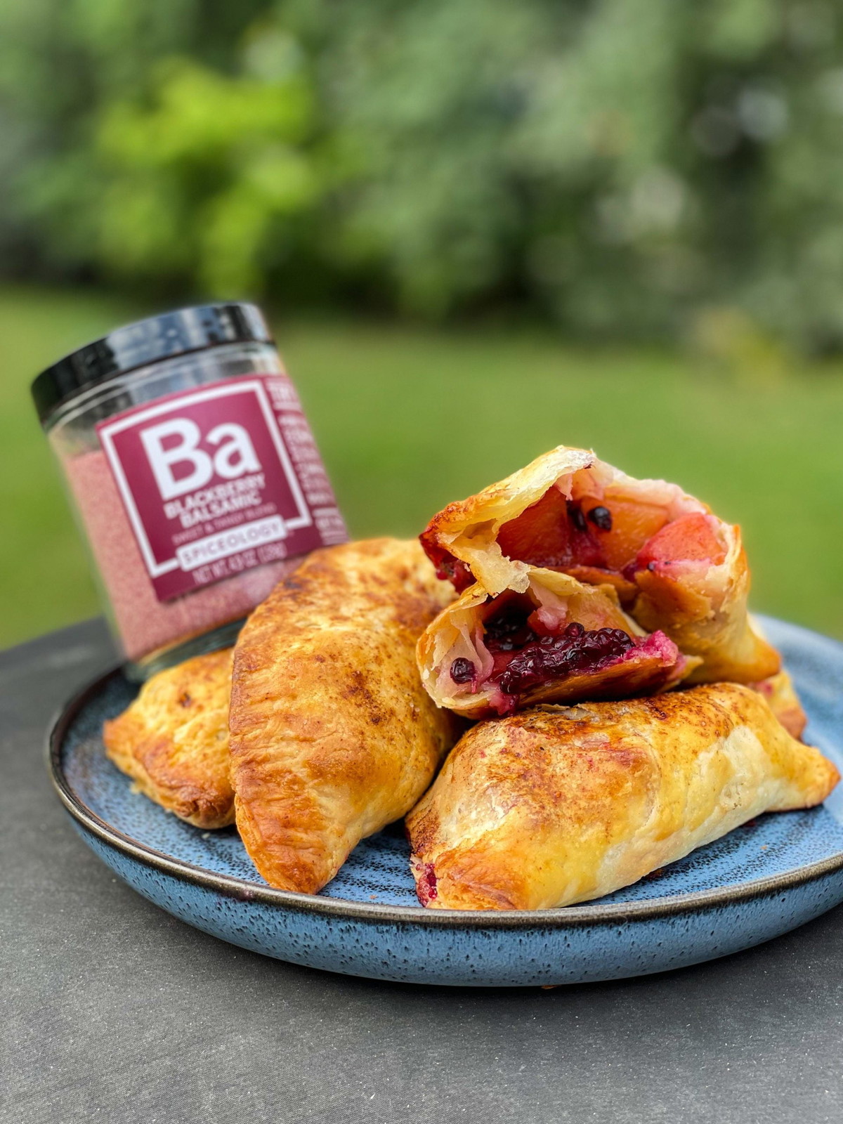 Blackberry Balsamic Peach & Blackberry Hand Pies