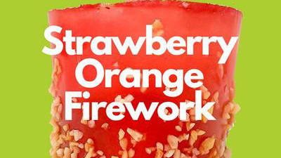 Image of Strawberry Orange Firework Pops