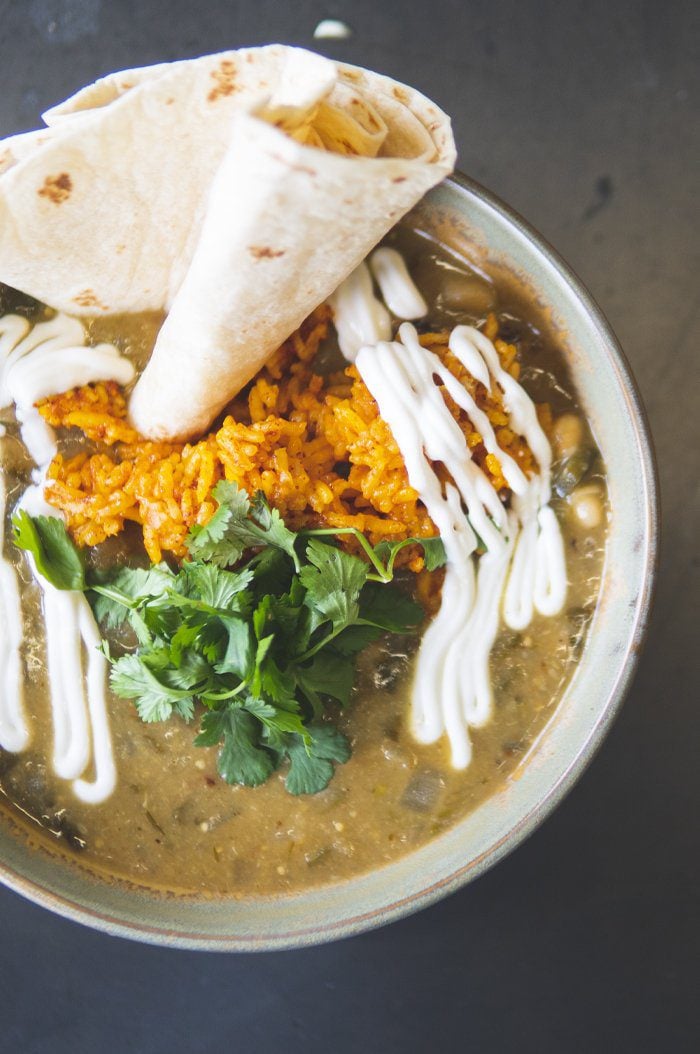 Achiote Chile Verde - Cinco de Mayo Feast