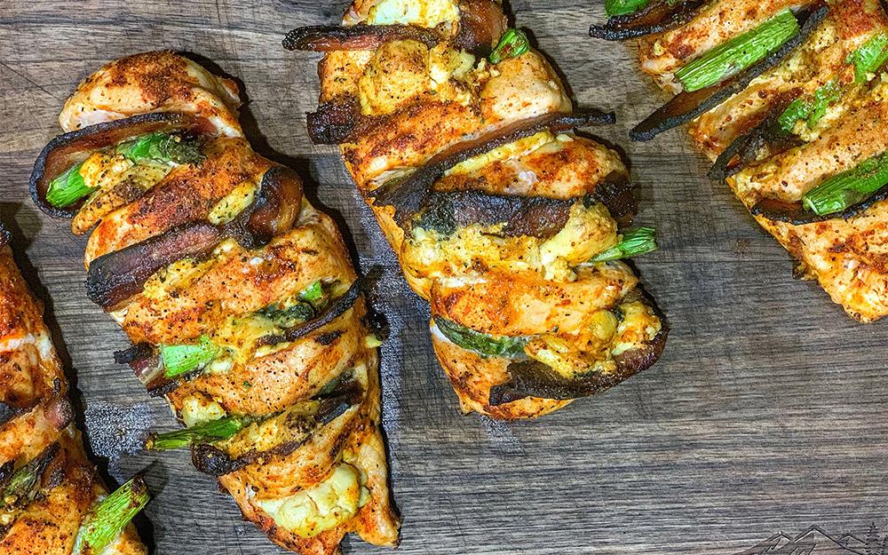 Black and Bleu Stuffed Chicken Breast