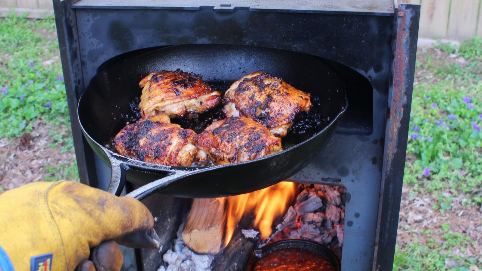 Image of Derek Wolf's Cherry Chipotle Chicken Thighs