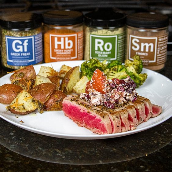Greek Freak Seared Ahi Tuna or Tofu 