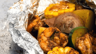 Image of Tinfoil Shrimp Boil