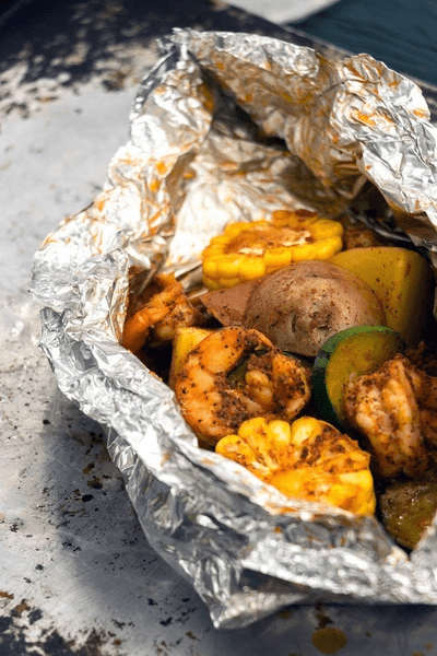Chile Margarita Tinfoil Shrimp Boil