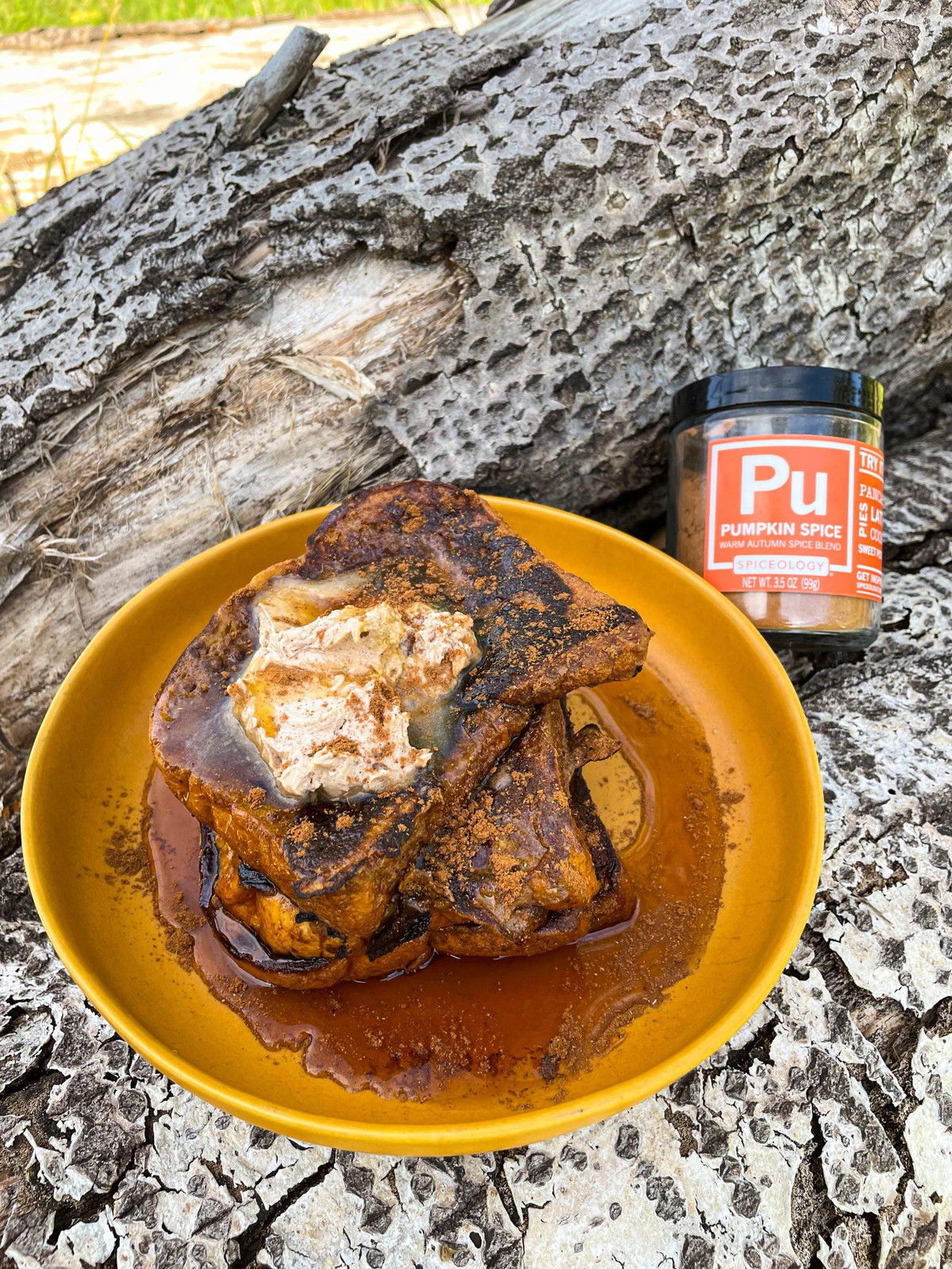 Pumpkin Spice Brioche French Toast