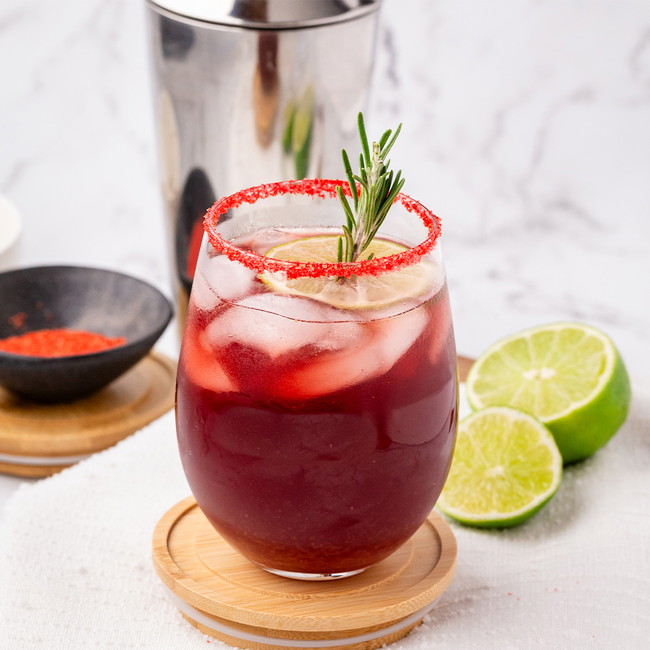 Image of Maple Spiced Pomegranate Cherry Margarita 