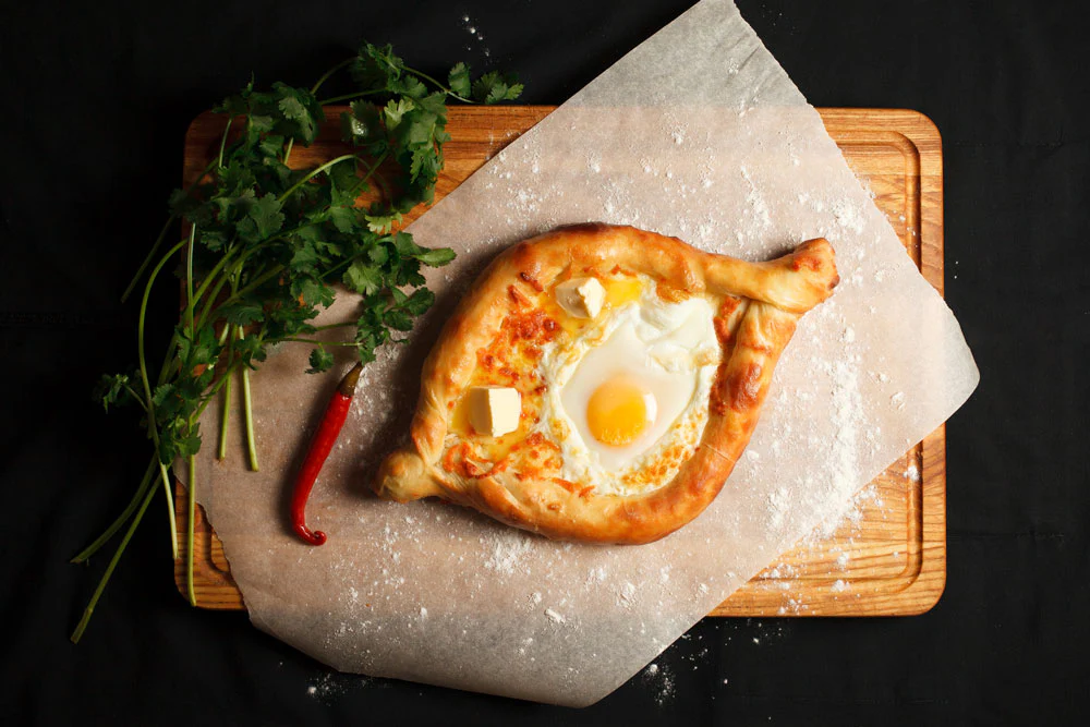 Pan barca de queso (auténtico Khachapuri Adjariano)