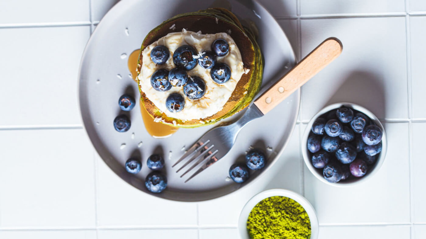 Image of Matcha Pancakes Recipe