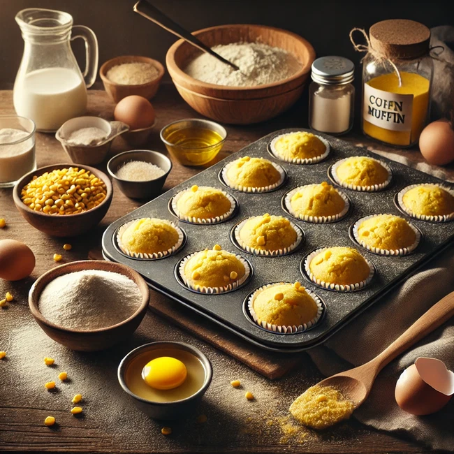 Image of GOLDEN CORN MUFFINS